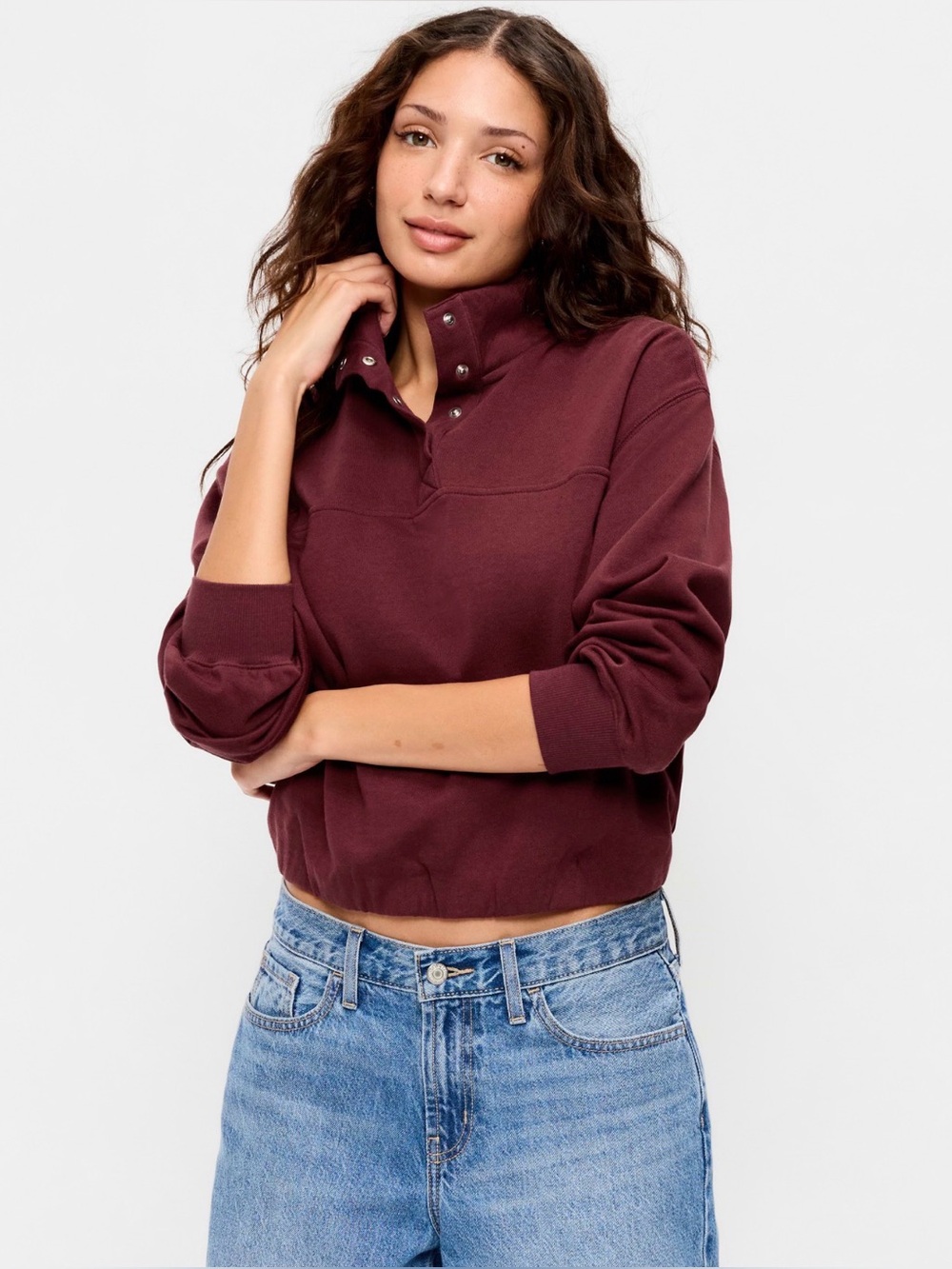 Old Navy SoComfy Funnel-Neck Sweatshirt
